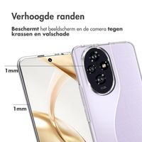 Accezz Clear Backcover Honor 200 - Transparant