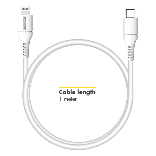 Accezz Lightning naar USB-C kabel - MFi certificering - 1 meter - Wit