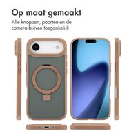 Accezz Ring Stand Backcover met MagSafe Apple iPhone 17 Air - Bruin