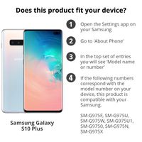 Samsung Originele LED Backcover Samsung Galaxy S10 Plus - Wit