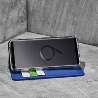 Accezz Wallet Softcase Bookcase Apple iPhone Xs Max - Blauw