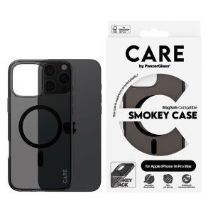 CARE by PanzerGlass Smokey Urban Combat Case MagSafe iPhone 16 Pro Max - Zwart