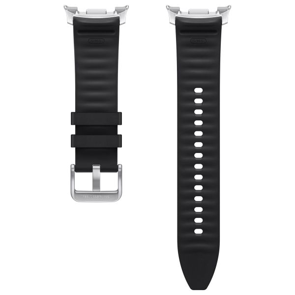 Samsung Originele Hybrid Vegan Leather Band Galaxy Watch 8 40/44 mm / Classic 46 mm - S/M/L - Black