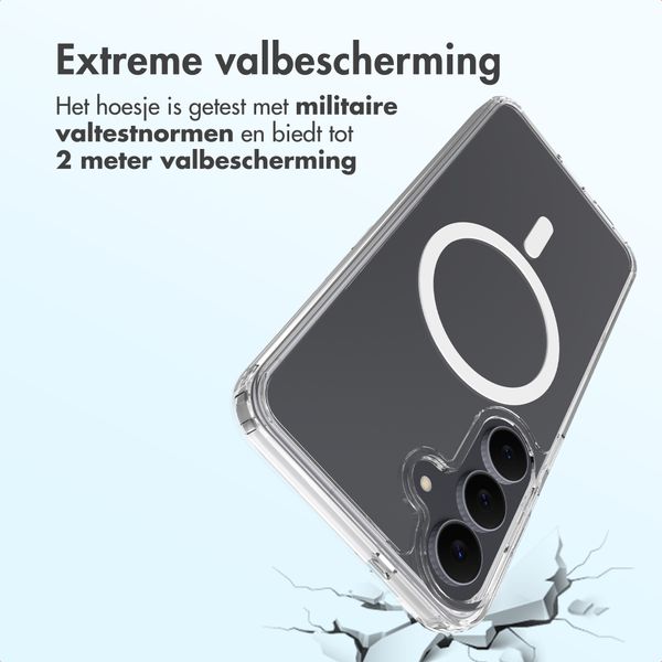 Accezz Xtreme Impact Backcover met MagSafe Samsung Galaxy S26 FE - Transparant