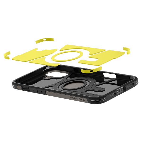 Spigen Tough Armor Backcover MagSafe iPhone 16 Plus - Gunmetal