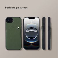 Selencia Riva Backcover met Pashouder Apple iPhone 17e / 16e - Sage Green