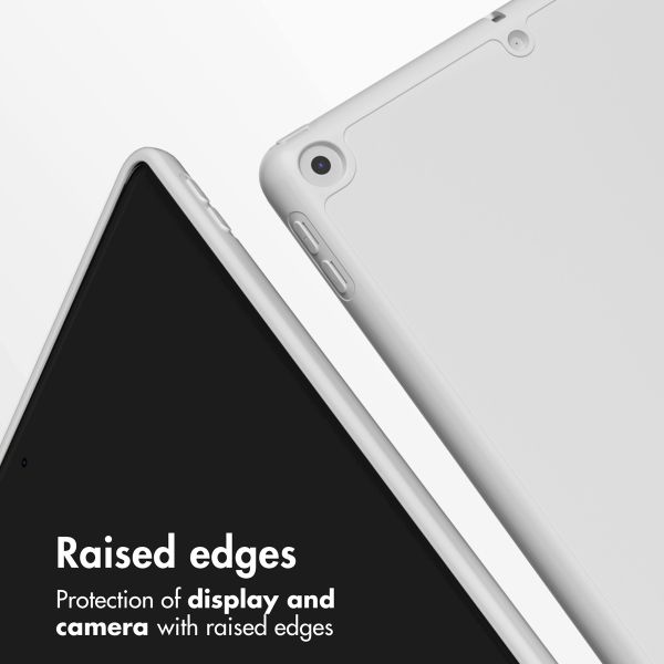 Accezz Smart Silicone Bookcase Apple iPad 6 (2018) 9.7 inch / iPad 5 (2017) 9.7 inch - Grijs