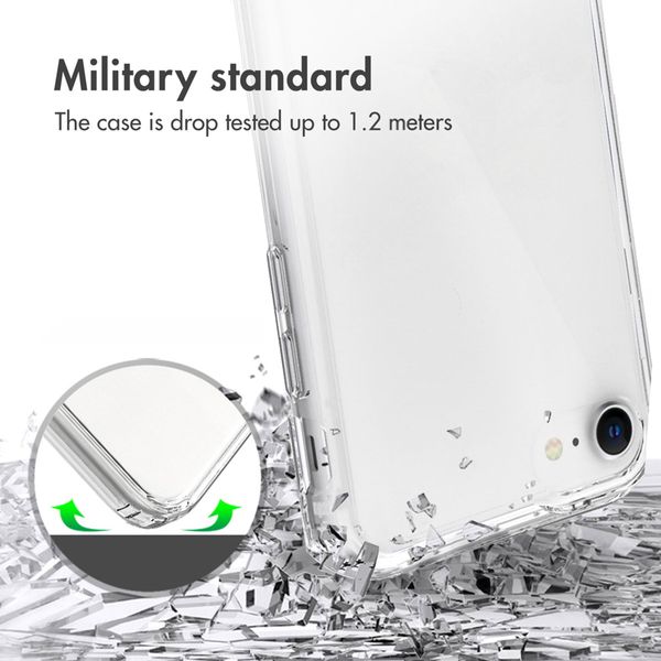 Accezz Xtreme Impact Backcover Apple iPhone SE (2022 / 2020) / 8 / 7 / 6(s) - Transparant