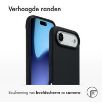 Accezz Liquid Silicone Backcover met MagSafe Apple iPhone 17 Air - Zwart