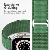 Accezz Nylon Alpine bandje Apple Watch | 44/45/46/49 mm - Olive Green