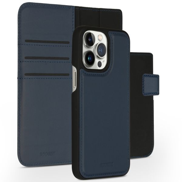 Accezz Premium Leather 2 in 1 Wallet Bookcase Apple iPhone 14 Pro Max - Donkerblauw