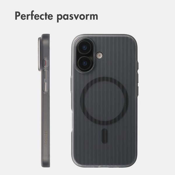 Accezz Lite Backcover met MagSafe | Fluted | Apple iPhone 17 - Smokey Matte