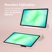 Accezz Smart Silicone Bookcase Samsung Galaxy Tab A11 Plus / A9 Plus - Roze