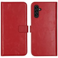 Selencia Echt Leren Bookcase Samsung Galaxy A13 (5G) / A04s - Rood