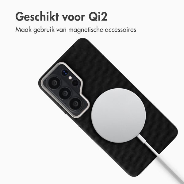 Accezz Mesh Backcover met MagSafe Samsung Galaxy S26 Ultra - Zwart