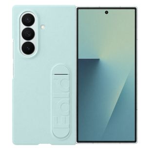 Samsung Silicone Case met stand Samsung Galaxy Z Fold 7 - Mint