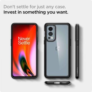 Spigen Ultra Hybrid Backcover OnePlus Nord 2 - Zwart