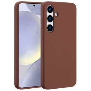 Accezz Liquid Silicone Backcover met MagSafe Samsung Galaxy S25 Plus - New Tea Brown