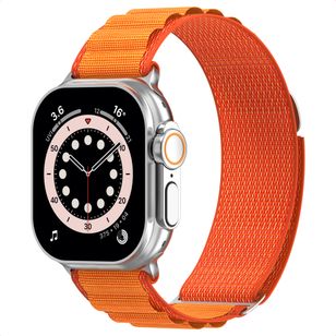 Accezz Nylon Alpine bandje Apple Watch | 44/45/46/49 mm - Oranje