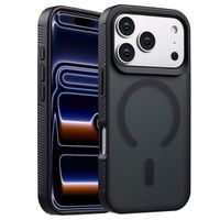Accezz Rugged Frosted MagSafe Backcover Apple iPhone 17 Pro - Zwart