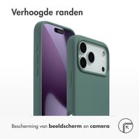 Accezz Liquid Silicone Backcover met MagSafe Apple iPhone 17 Pro Max - Dark Green