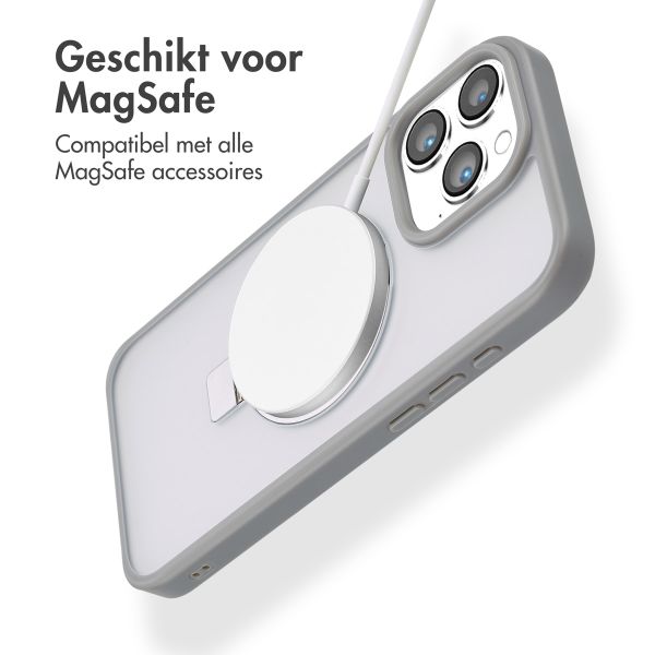 Accezz Ring Stand Backcover met MagSafe iPhone 16 Pro Max - Grey