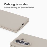 Accezz Liquid Silicone Backcover Samsung Galaxy Z Fold 8 Ultra - Stone