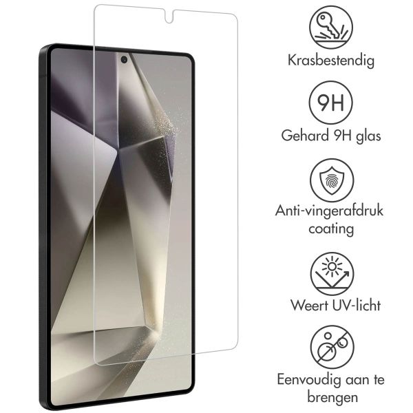 Accezz Gehard Glas Screenprotector 2-pack Samsung Galaxy S25 Ultra