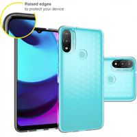 Accezz Clear Backcover Motorola Moto E20 - Transparant