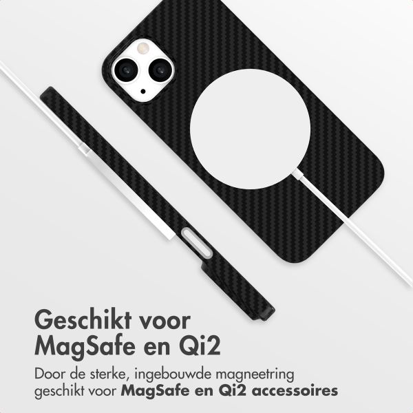Accezz MagSafe Kevlar Backcover Apple iPhone 13 - Black