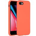 Accezz Liquid Silicone Backcover iPhone SE (2022 / 2020) / 8 / 7 - Nectarine