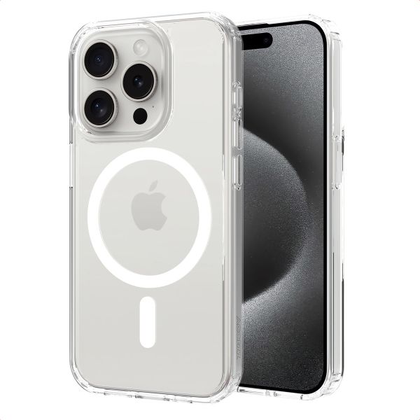 Accezz Xtreme Impact Backcover met MagSafe Apple iPhone 15 Pro - Transparant