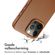 Accezz MagSafe Leather Backcover iPhone 15 Pro - Sienna Brown