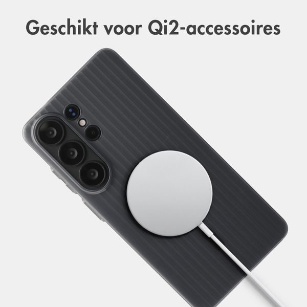 Accezz Lite Backcover met MagSafe | Fluted | Samsung Galaxy S26 Ultra - Smokey Matte