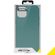 Accezz Liquid Silicone Backcover iPhone 12 Mini - Donkergroen