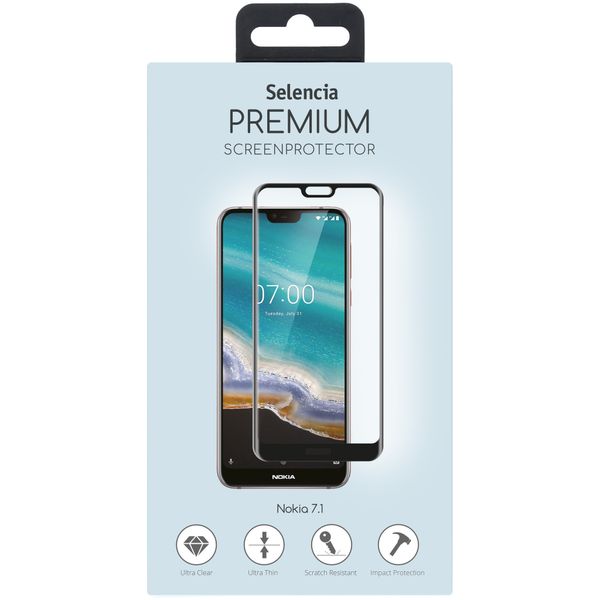 Selencia Gehard Glas Premium Screenprotector Nokia 7.1