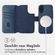 Accezz Leather Bookcase 2-in-1 met MagSafe iPhone 16  - Nightfall Blue