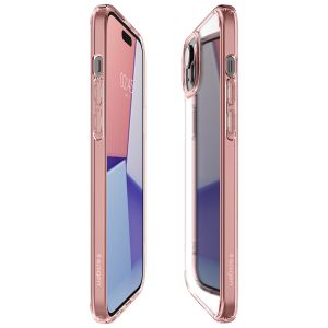 Spigen Ultra Hybrid Backcover iPhone 15 - Rose Crystal