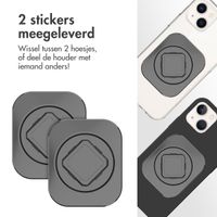 Accezz EasyLock telefoonhouder auto - inclusief hoesje iPhone 13 - Ventilatierooster - 360 graden draaibaar - Zwart