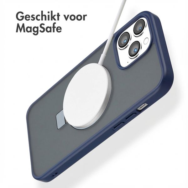 Accezz Ring Stand Backcover met MagSafe Apple iPhone 13 Pro Max - Blauw