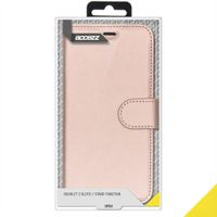 Accezz Wallet Softcase Bookcase Samsung Galaxy S21 Ultra - Rosé Goud