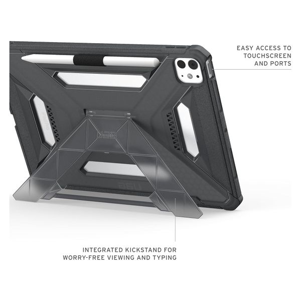 UAG Scout Plus Backcover met stand Apple iPad Pro 11 (2025) M5 / (2024) M4 - Ash
