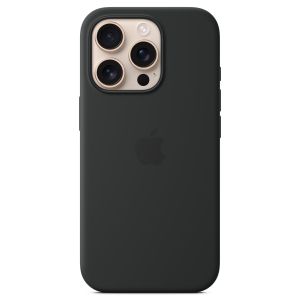 Apple Silicone Backcover MagSafe iPhone 16 Pro - Black