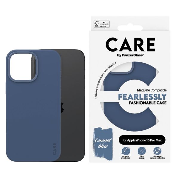 CARE by PanzerGlass Fashion Backcover MagSafe iPhone 16 Pro Max - Blauw