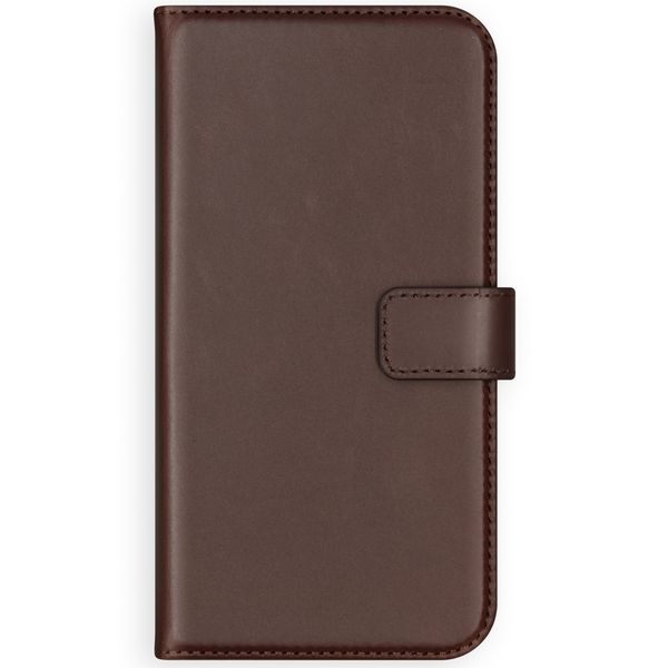 Selencia Echt Leren Bookcase Apple iPhone 12 Mini - Bruin