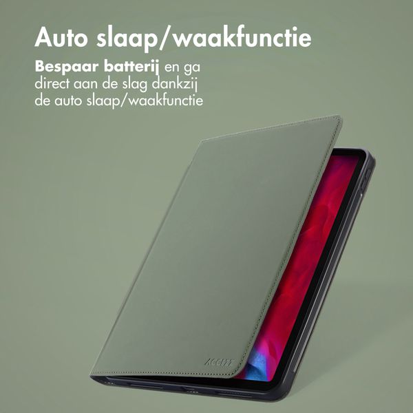 Accezz Classic Tablet Case Apple iPad Pro 12.9 (2020/2021/2022) - Groen