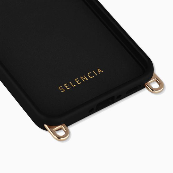 Selencia Rivièra MagSafe Backcover met afneembare haakjes Samsung Galaxy A36 / A56 - Velvet Black