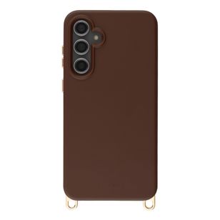 Selencia Rivièra MagSafe Backcover met afneembare haakjes Samsung Galaxy S23 FE - Choco Brown