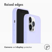 Accezz Liquid Silicone Backcover Apple iPhone 13 Pro - Paars