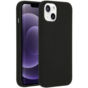 Accezz Liquid Silicone Backcover met MagSafe Apple iPhone 13 - Zwart
